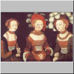 Drei vornehm gekleidete Damen, um 1525-30.jpg
